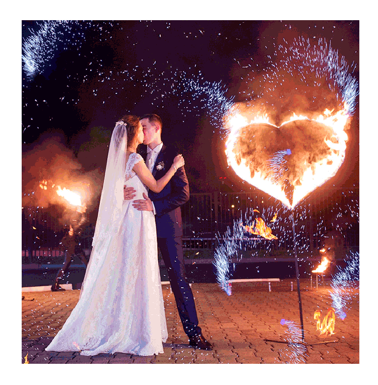 Организация пиротехнического шоу на свадьбу  Светлогорск | svetlogorsk.salutsklad.ru