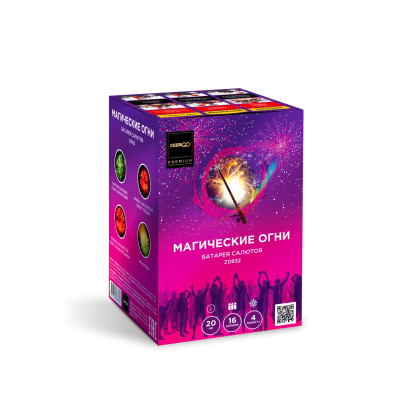 Магические огни Батарея салютов купить в Светлогорске | svetlogorsk.salutsklad.ru
